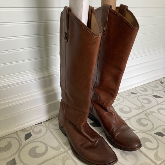 Frye Melissa Button Riding Boot - Picture 2 of 4